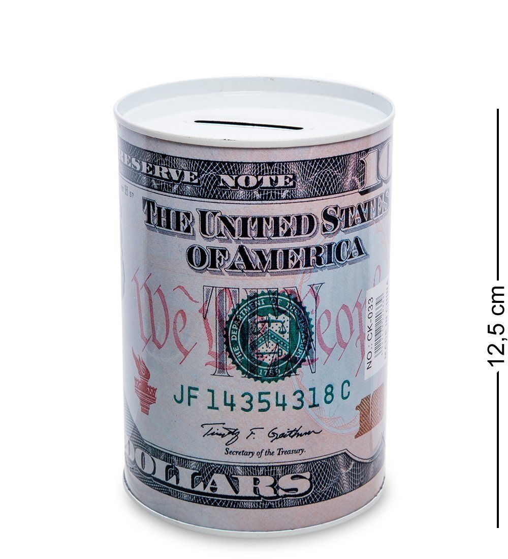 BX- 47/4 Металлическая копилка мал. «10 Долларов»