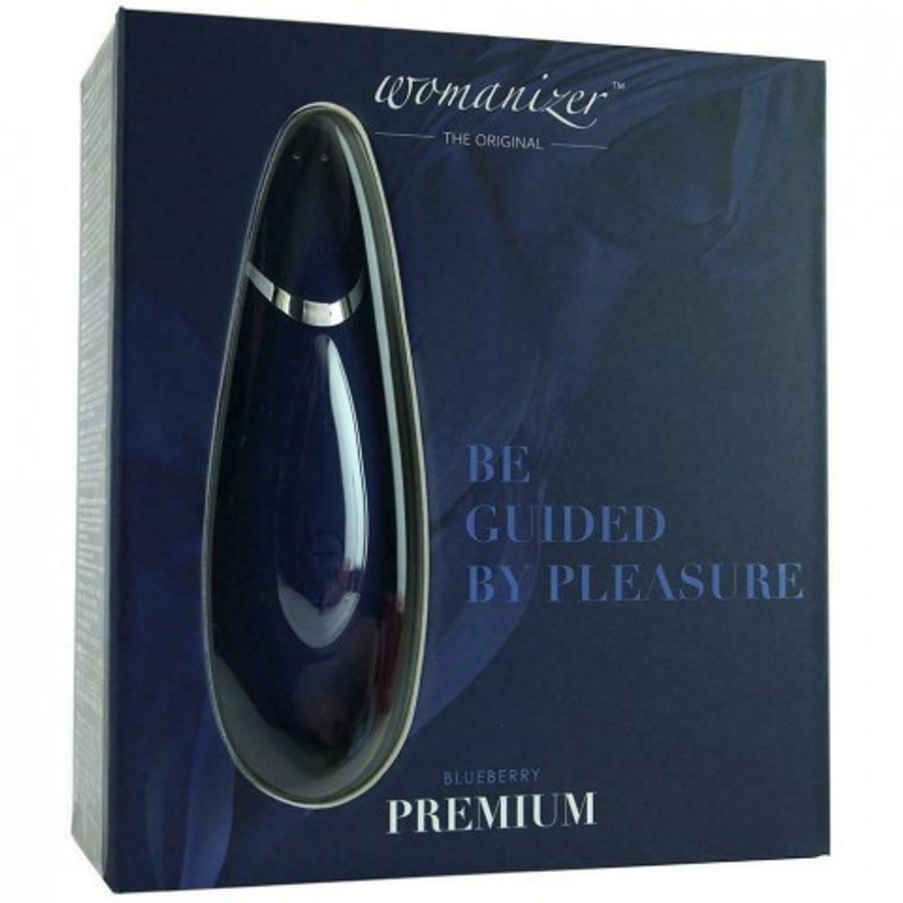 Бесконтактный клиторальный стимулятор Womanizer Premium синий