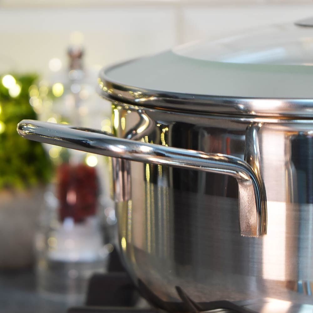 Кастрюля 2,5л нерж, 3-х слойное капсулированное дно, индукция, НМ 5320