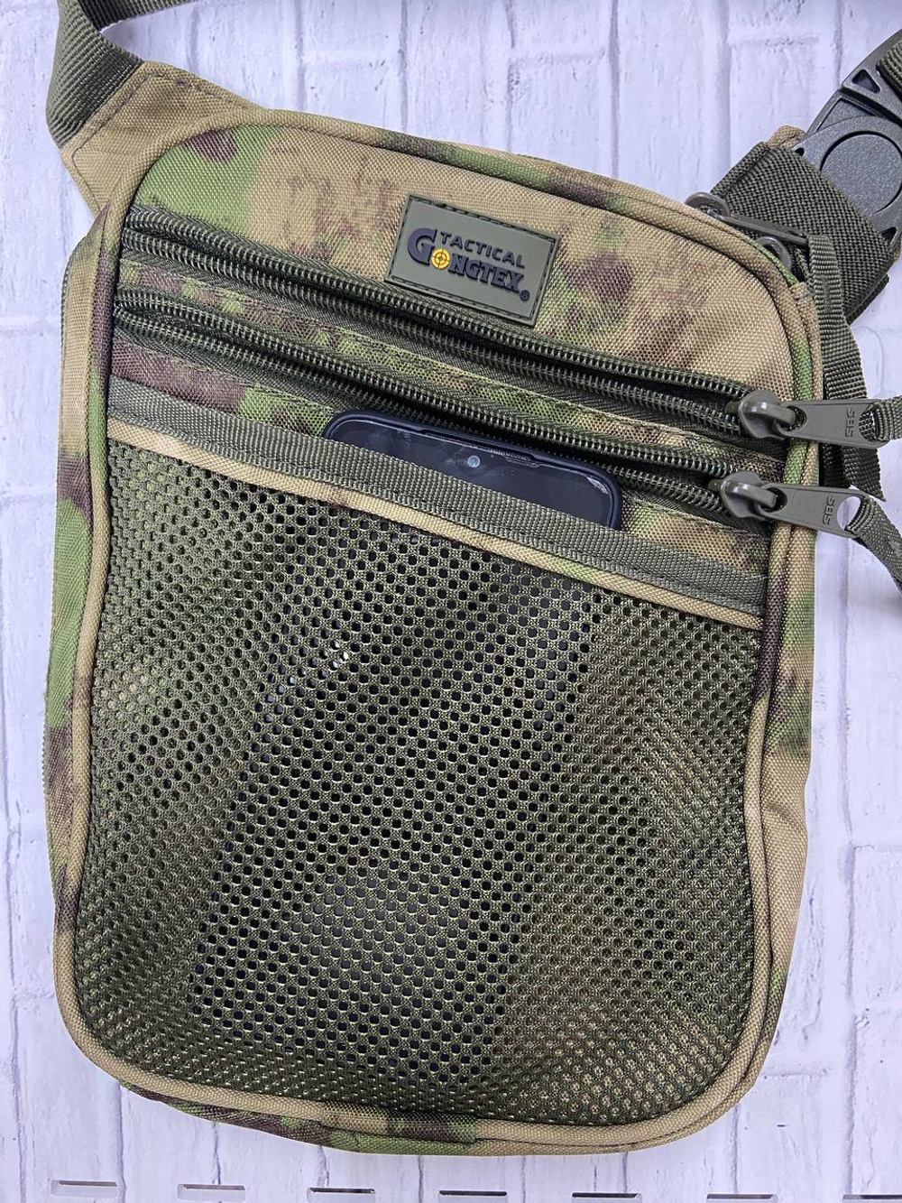 Плечевая сумка Gongtex  / мох