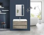 Тумба с раковиной Art&Max Family 900-2C подвесная, Венето цемент