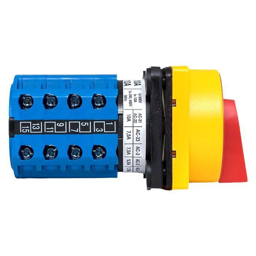Переключатель кулачковый ПК-1-24 10А 4п "1-0-2" с блокировкой IP65 PROxima EKF pk-1-24-10-a65