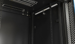 Шкаф настенный 19", 22U Hyperline TWB-FC-2266-SR-RAL9004