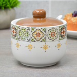 Сахарница 450мл с ложкой "Касабланка", Prima Collection