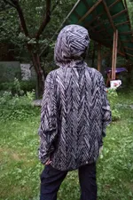 Худи Plushedelica Елочки черный