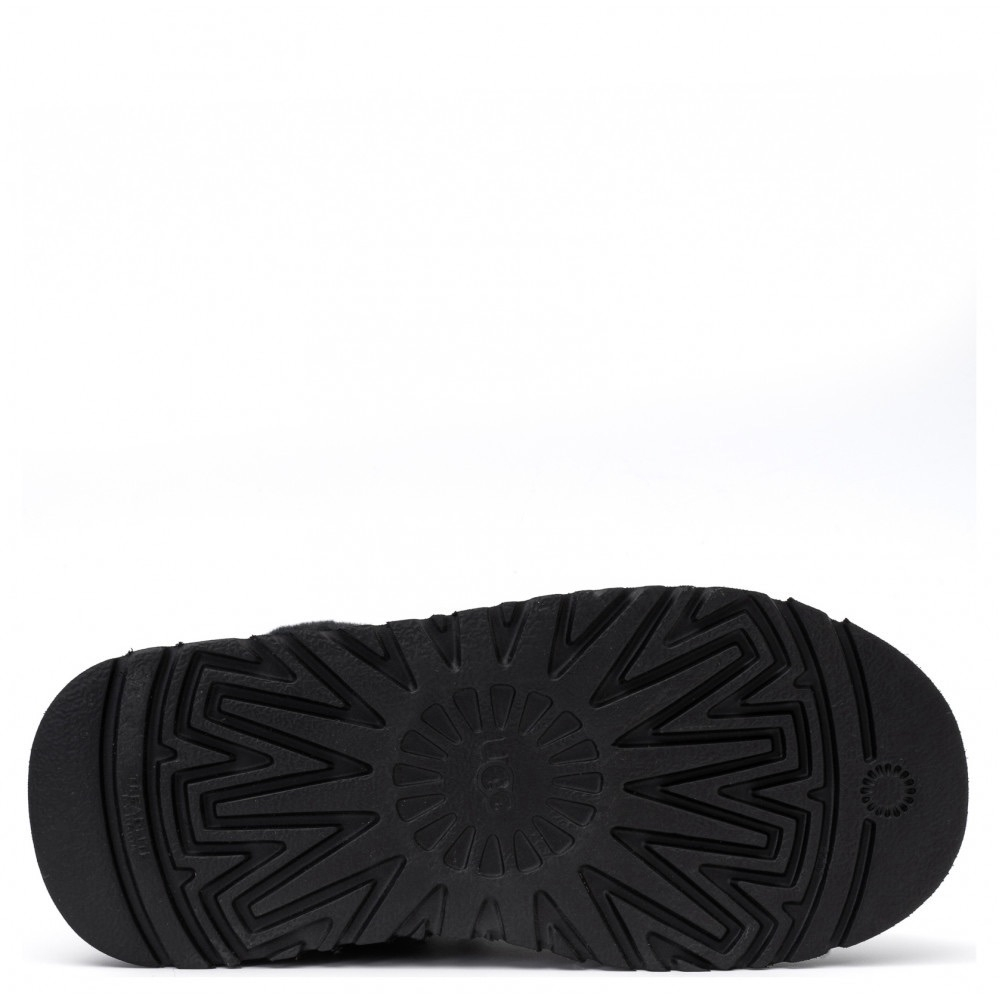 UGG Funkette Platform Boots Leather Black