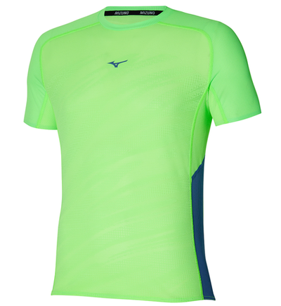 Мужская теннисная футболка Mizuno Aero Tee - light green