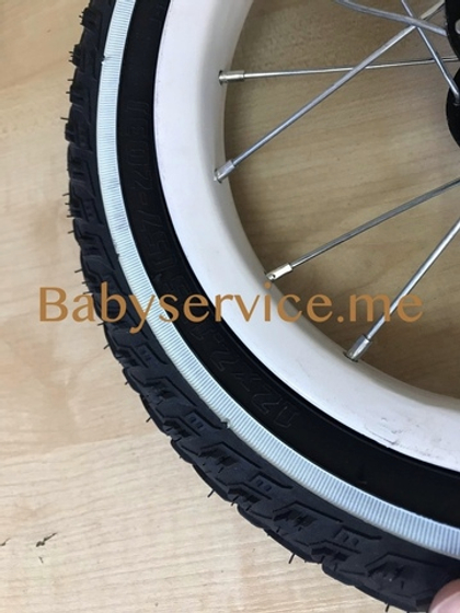 Колесо беговел 12 белое