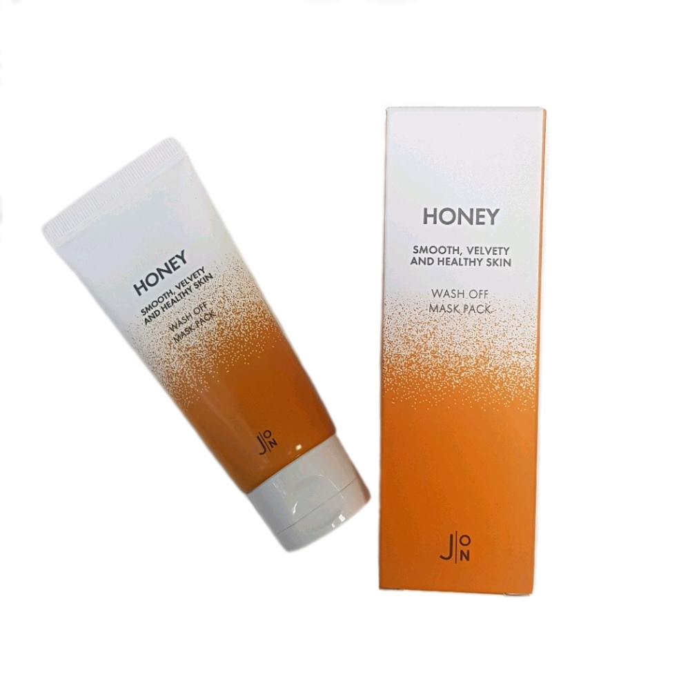 Маска для лица Мёд J:ON Honey Smooth Velvety and Healthy Skin Wash Off Mask Pack, 50 мл.