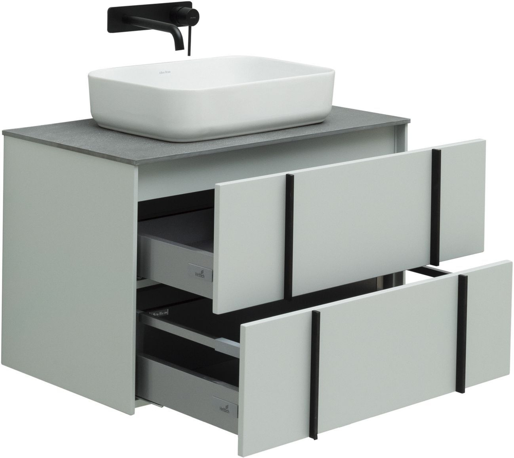 Тумба с раковиной Allen Brau Reality 1.32005.PWM 80 рapyrus white matt