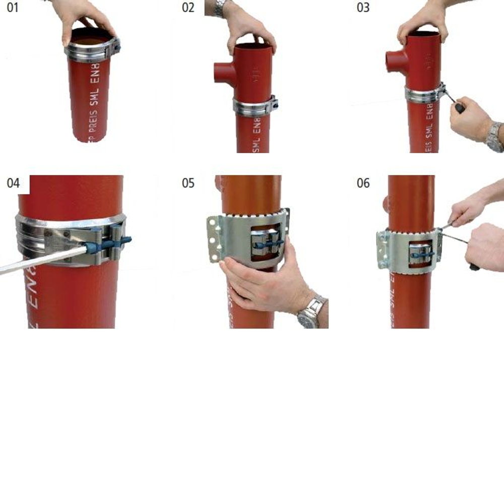 Хомут соединительный D40мм Rapid-S-W2, PAM-GLOBAL, Франция