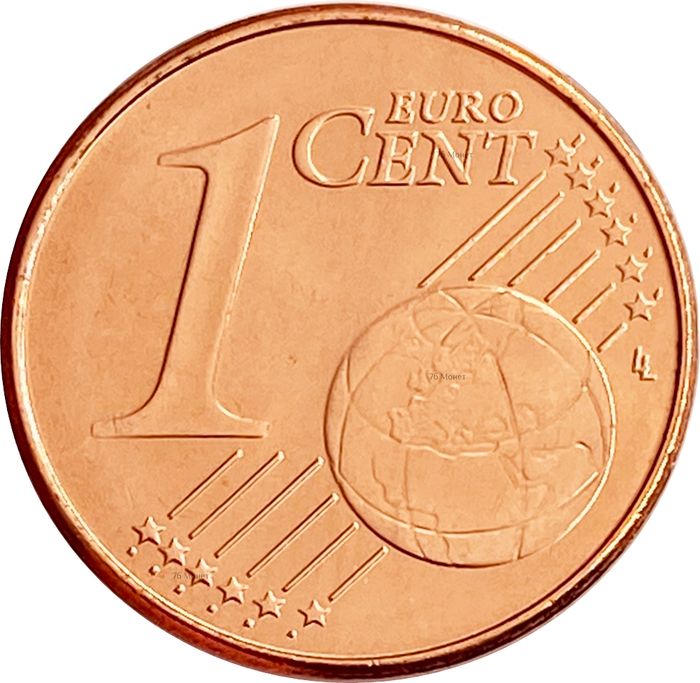 1 евроцент 2012 Португалия (1 euro cent)