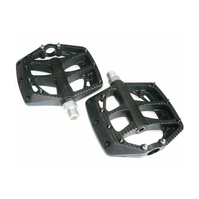 Педали нейлон, 18 сменных шипов, 1 промп+l подшипник скольжения, черные, 103x110x24мм, 340r.VLX-PD42