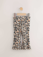 Легинсы-клеш для девочки Next AY1-220, 3 шт., Черный, Бежевый