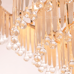 Люстра Cloyd CAPULETTI C22 / Ø95 см - золото (арт.11286)