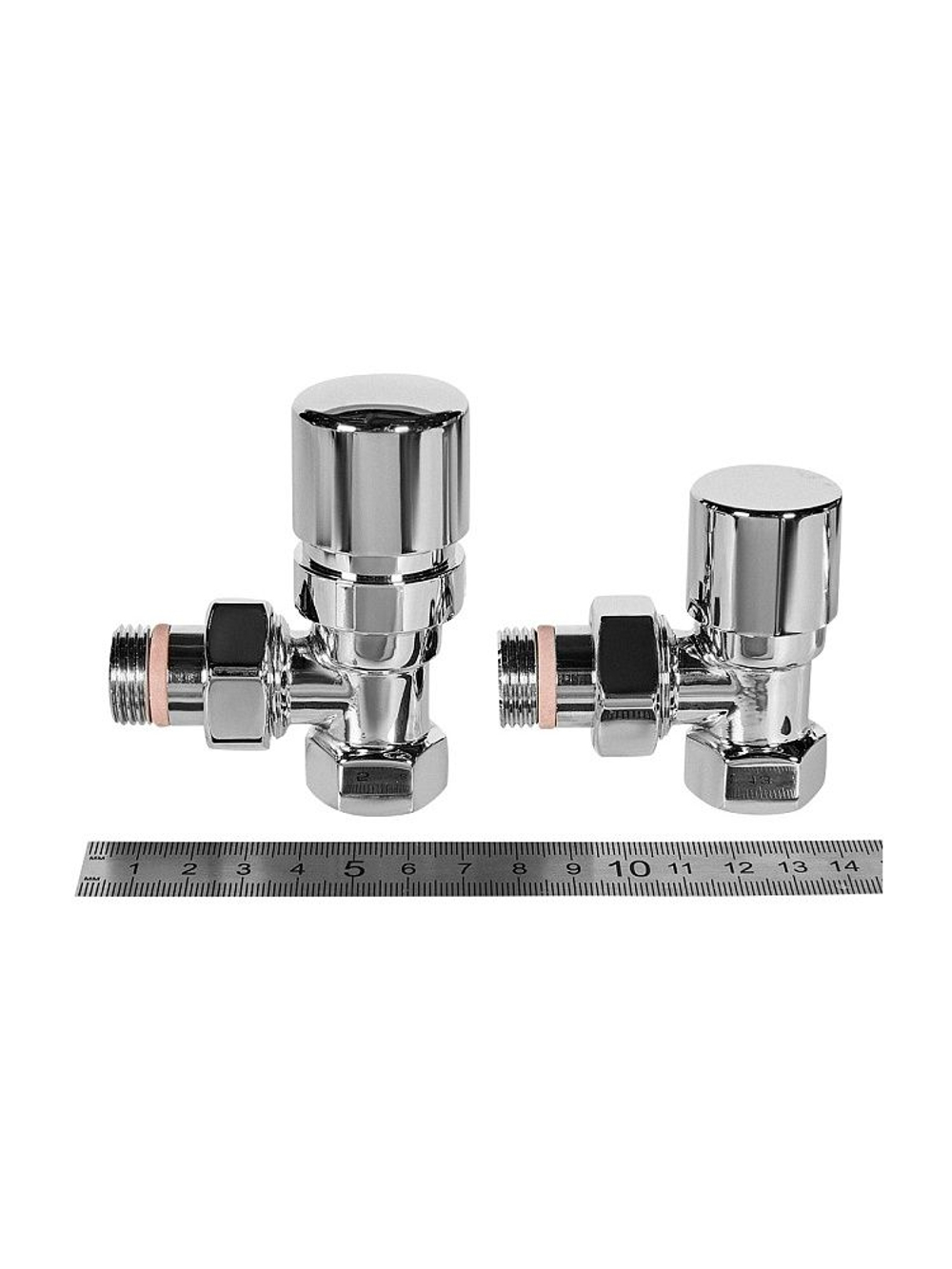 Комплект клапанов термостатический DESIGN 1/2 угловой хром STOUT (SVTDK-0002-000015C)