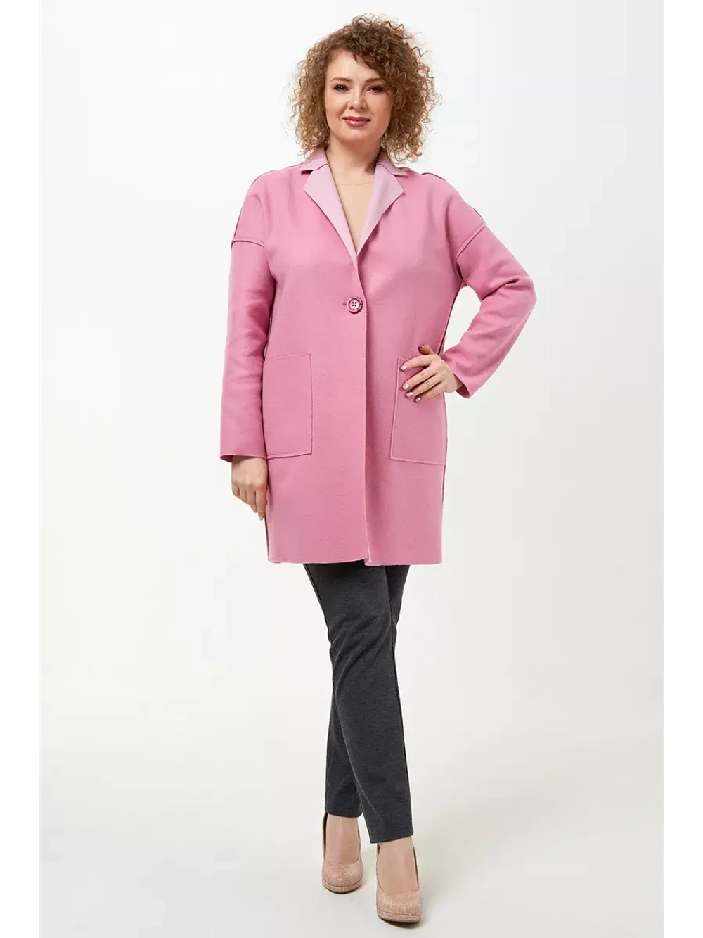 Пальто шерстяное