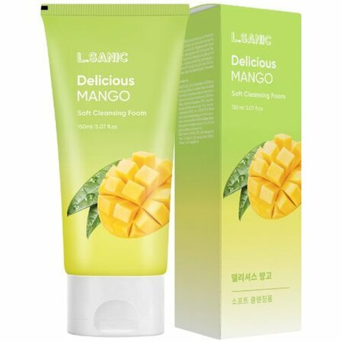 [L.Sanic] Очищающая пенка для умывания с экстрактом манго, 150 мл