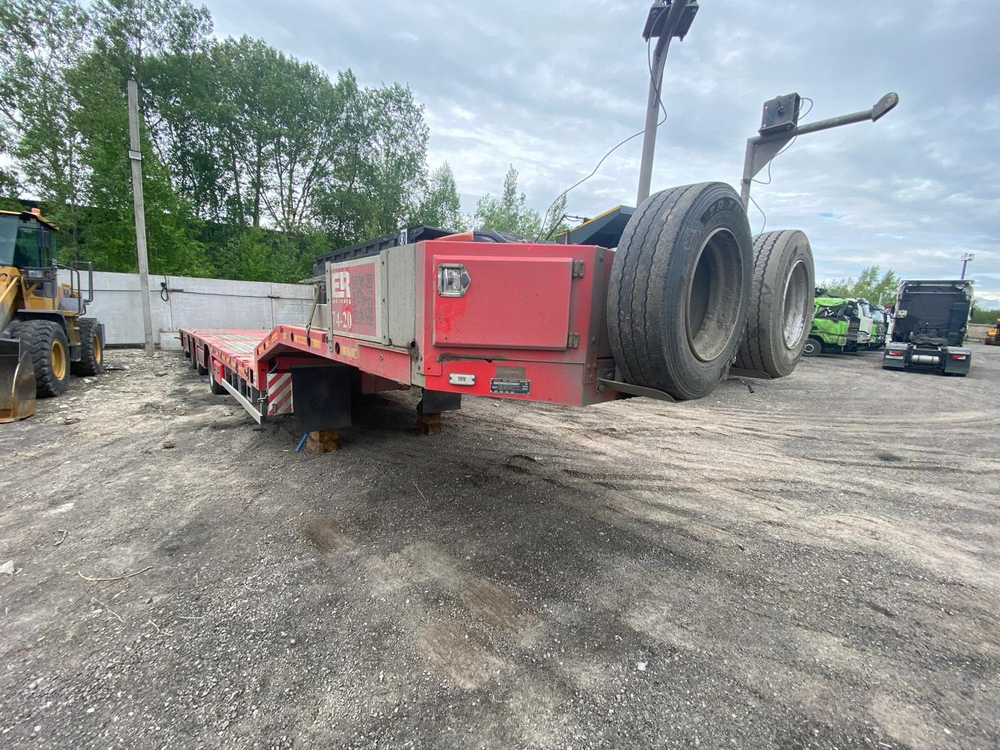 БЕРГЕР 9854* Полуприцеп тяжеловоз 4 оси 9854-0000050-04 (Раздвижной)