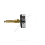 Термоманометр МД04 осевой Дк80 0-1,6 МПа L=60мм G1/4" 120С с переходником на G1/2" ЭКОМЕРА МД04-80-G-1,6МПа-120-L-60-ОИ