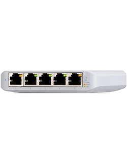 Коммутатор UBIQUITI USW-Flex-Mini Коммутатор, 5х 1G RJ45, 802.3af / at PoE in