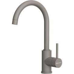 Смеситель Omoikiri Shinagawa-GR-P латунь/leningrad grey