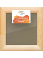 Деревянная рама 25x25 для постера и фотографий сеч. 40x18