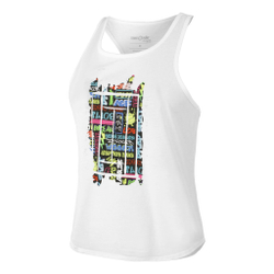 Женская теннисная майка Tennis-Point Graffity Tank Top Women - White, Multicoloured
