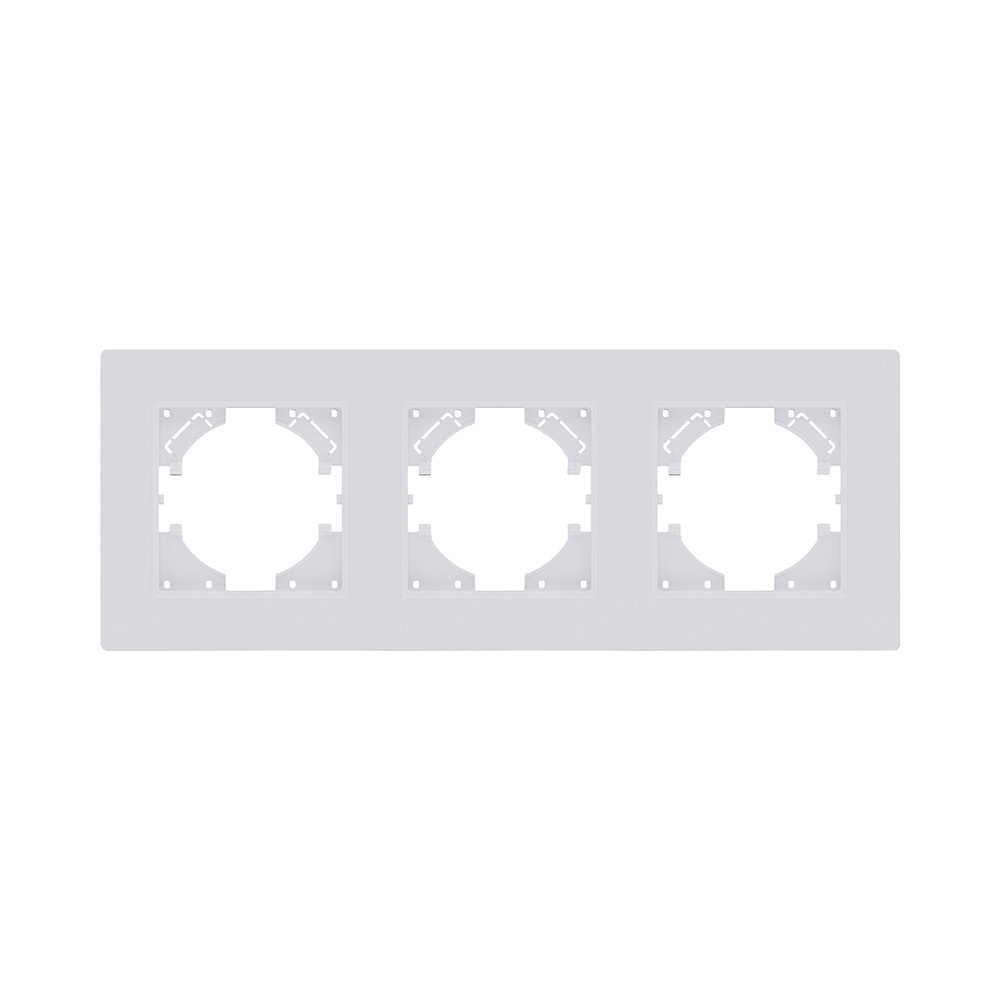 Рамка 3-постовая, белый матовый Kollinger Eleganz Plex EP3WM
