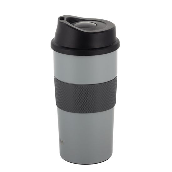 Термокружка 480 мл. из нержавеющей стали Kamille KM 2151A с TPR вставкой