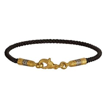 500141 Браслет текстильный. Иисусова молитва, Замок - рыбка. 2 мм