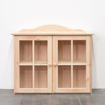 Шкаф навесной кухонный, 90х28х77.2, Лена, кухонный, в ванную, 2 двери 2 полки, из массива дерева, Dipriz