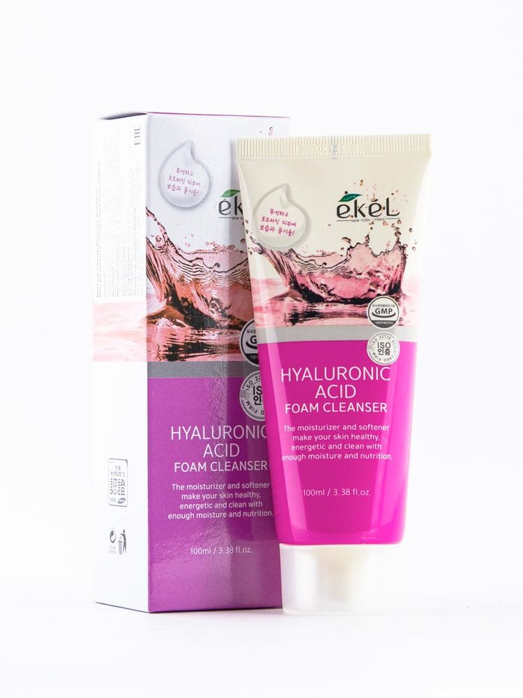 KR/e`kel 100мл. Пенка для умывания &quot;Гиалуроновая кислота&quot; Foam Cleanser Hyaluronic Acid