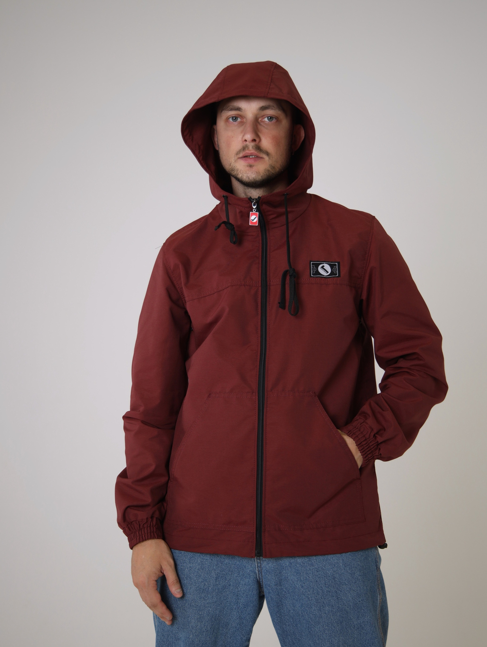 Ветровка легкая Город Горький бордо