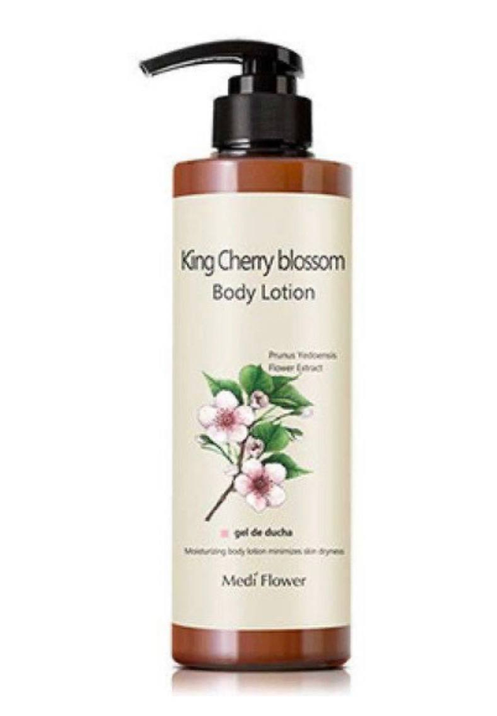 Лосьон для тела с ароматом королевской вишни MEDI FLOWER Body Lotion King Cherry Blossom 500 мл