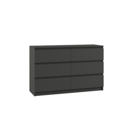 МС Мадера Комод К6М 1200*775*420 (лдсп графит новый)