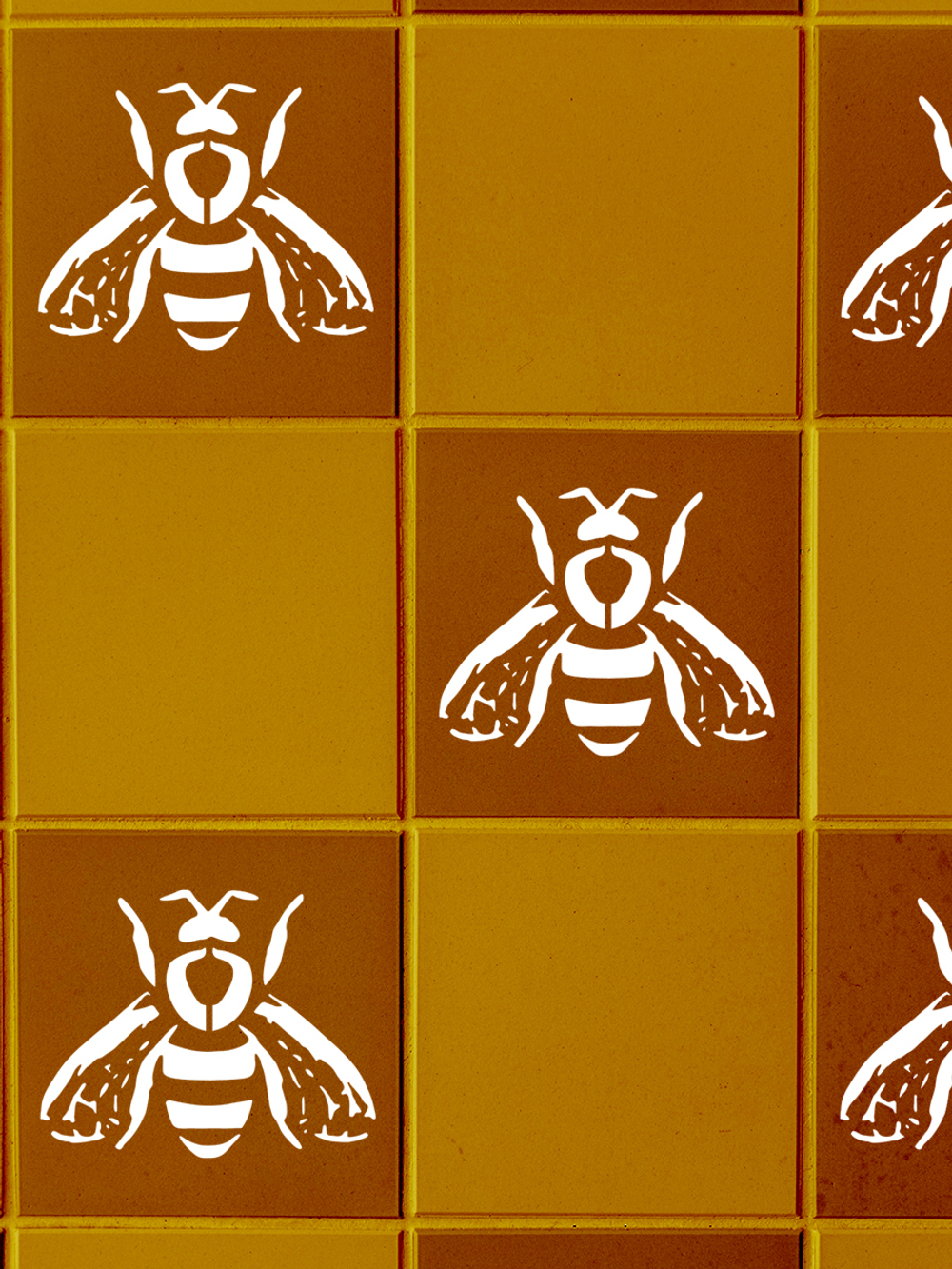 Трафарет для плитки из пластика многоразовый 008