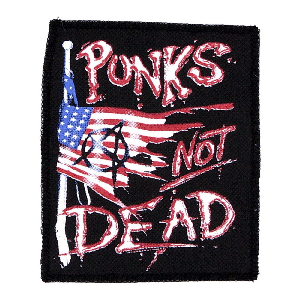 Нашивка Punks Not Dead на флаге США (90Х115)