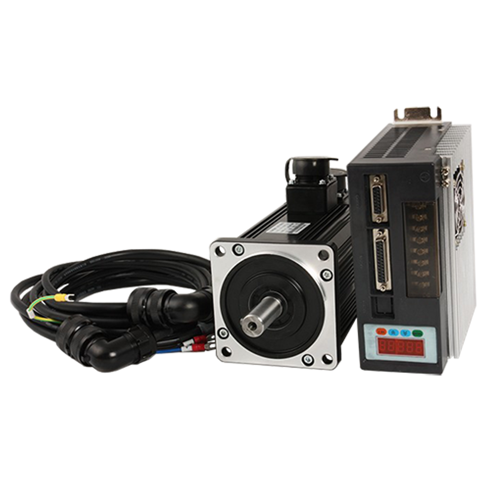 Комплект сервопривода 1.8кВт 6Нм двигатель 110ST-M06030 cервоусилитель AASD-30A 220В