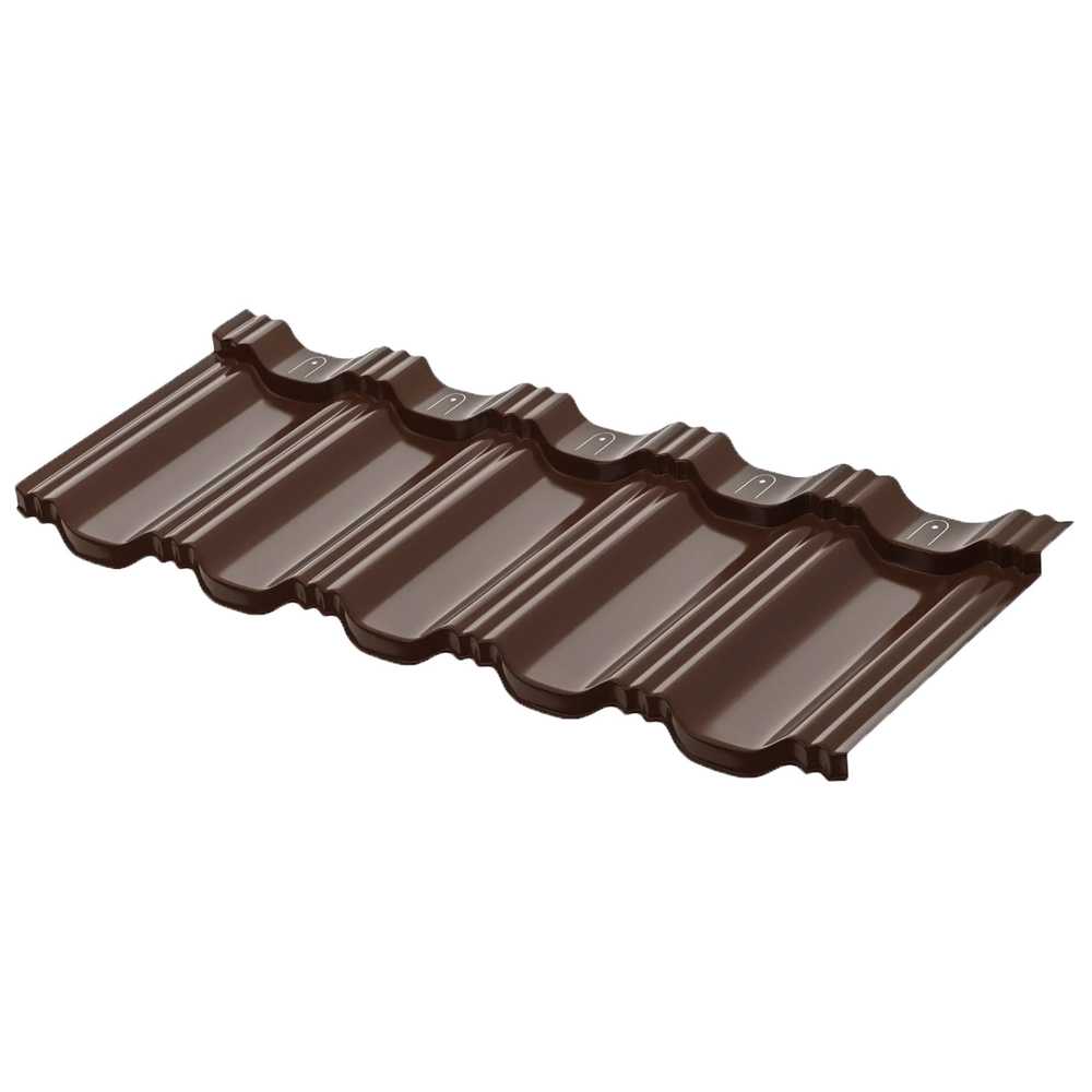 Модульная металлическая черепица AQUASYSTEM ГЁТЕБОРГ, покрытие Rooftop Шелк