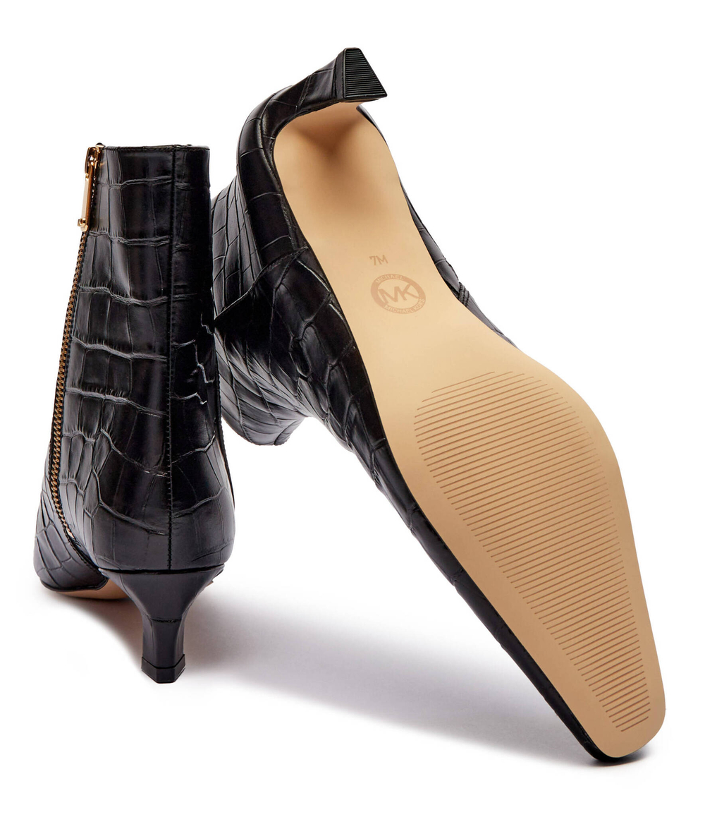 Кожаные ботильоны на шпильке cosmo Michael Kors - черный(40F4CSME5E)