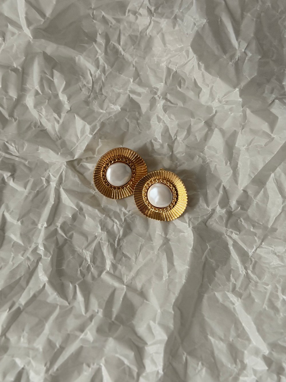 Серьги Pearl, Золотые