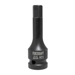 Головка-бита 6-гранная ударная 11мм,1/2'' FORCEKRAFT FK-24407811MPB