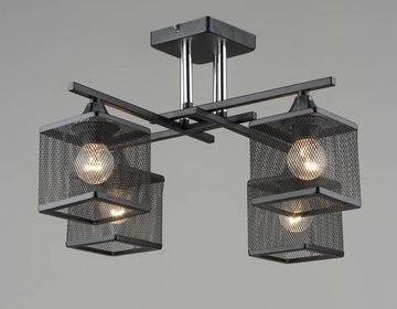 5986/4 BK+CH (1) Люстра (RL)