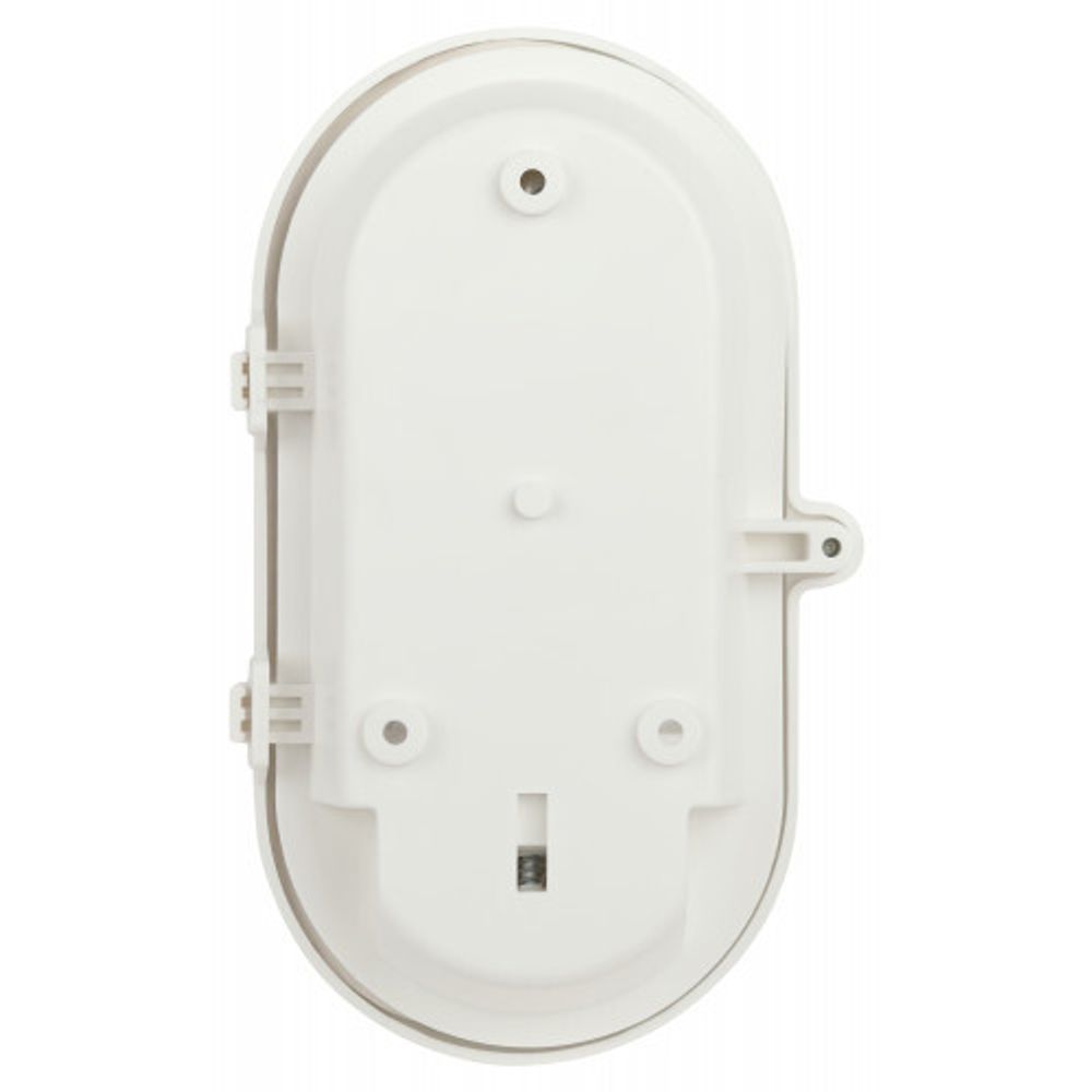 Светильник ЭРА НБП 01-60-002 с решеткой Евро пластик/стекло IP53 E27 max 60Вт 184х115х90 овал белый