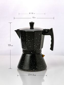 размеры гейзерной кофеварки