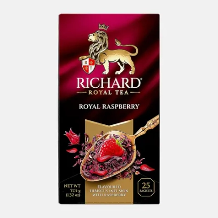 Напиток чайный Richard Royal Raspberry гибискус и малина 25пак