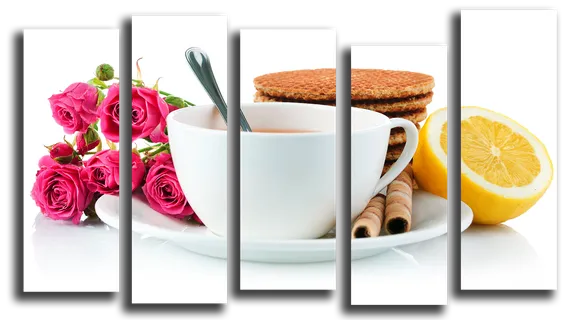 Модульная картина "Вкусный чай"
