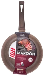 Сковорода Hitt Maroon 240мм HM-1024