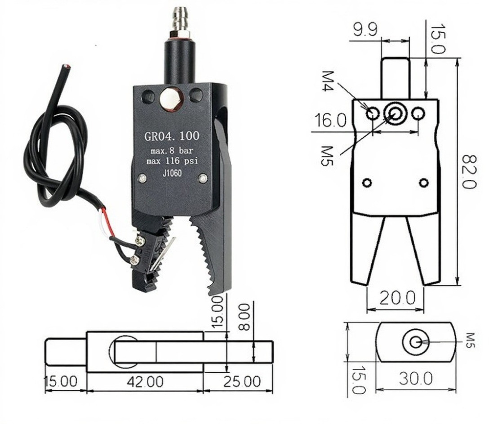 mini-A J1060AWD – Мини захват литника
